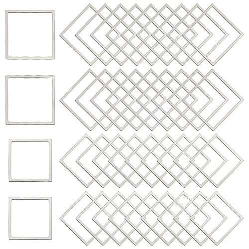 UNICRAFTALE 40 STK 15.5/18 mm Verbindungsringe Quadratische Verbindungs Charms 304 Edelstahl Verbindungsringe Rahmengeometrie Verbindungsringe Ohrring Charms Metall Anhänger Für Schmuckherstellung UNICRAFTALE 40 STK 15.5/18 mm Verbindungsringe Quadratische Verbindungs Charms 304 Edelstahl Verbindungsringe Rahmengeometrie Verbindungsringe Ohrring Charms Metall Anhänger Für Schmuckherstellung von UNICRAFTALE