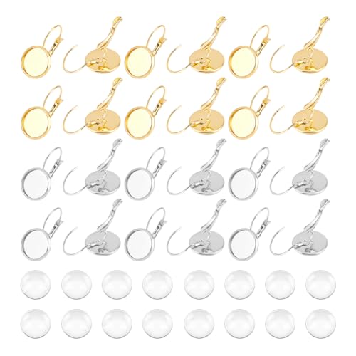 UNICRAFTALE 40 Sets 2 Farben DIY Cabochon Rohlinge Ohrring 304 Edelstahl Ohrring Lünetten 12mm Flach Rund Rohlinge Ohrring Zubehör Metall DIY Ohrringe Mit Glas Cabochons Für Schmuckherstellung UNICRAFTALE 40 Sets 2 Farben DIY Cabochon Rohlinge Ohrring 304 Edelstahl Ohrring Lünetten 12mm Flach Rund Rohlinge Ohrring Zubehör Metall DIY Ohrringe Mit Glas Cabochons Für Schmuckherstellung von UNICRAFTALE