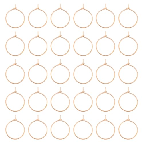 UNICRAFTALE 40 Stück Rotgoldene Weinglas Charm Ringe Edelstahl Perlen Creolen 15 mm Creolen Ohrringe DIY Ohrringe Zubehör Für Hochzeit Geburtstag Party Festival Gastgeschenke Wein Charm Ringe UNICRAFTALE 40 Stück Rotgoldene Weinglas Charm Ringe Edelstahl Perlen Creolen 15 mm Creolen Ohrringe DIY Ohrringe Zubehör Für Hochzeit Geburtstag Party Festival Gastgeschenke Wein Charm Ringe von UNICRAFTALE