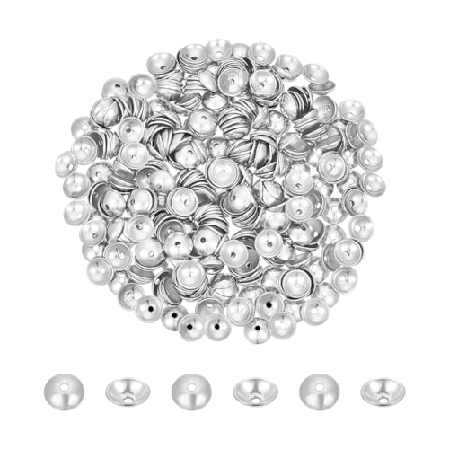 UNICRAFTALE 400 Stk Edelstahl Perlenkappen 4mm Perlenkappen Enden Abstandshalter Perlenkappen Perlenkegel Halbrunde Kappen Blumen Perlenkappen Für Armbänder Halsketten Ohrringe Schmuckherstellung UNICRAFTALE 400 Stk Edelstahl Perlenkappen 4mm Perlenkappen Enden Abstandshalter Perlenkappen Perlenkegel Halbrunde Kappen Blumen Perlenkappen Für Armbänder Halsketten Ohrringe Schmuckherstellung von UNICRAFTALE