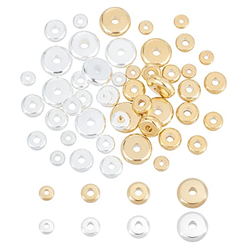UNICRAFTALE 48 Stück 4 Stil 2 Farben Flache Runde Zwischenperlen 304 Flache Runde Stopperperlen Aus Edelstahl 1.8 mm Loch Metall Lose Perlen Kleine Lochperlen Für Armbänder Halskettenherstellung UNICRAFTALE 48 Stück 4 Stil 2 Farben Flache Runde Zwischenperlen 304 Flache Runde Stopperperlen Aus Edelstahl 1.8 mm Loch Metall Lose Perlen Kleine Lochperlen Für Armbänder Halskettenherstellung von UNICRAFTALE