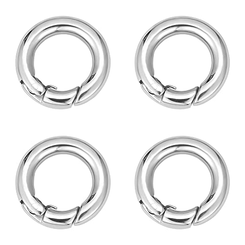 UNICRAFTALE 4Stk Edelstahl Karabiner Ringe 15mm Innere Schlüsselanhänger Karabinerhaken Schnappverschlüsse Spring Gate Ringe Für Taschen Geldbörsen Schulterriemen Schlüsselanhänger UNICRAFTALE 4Stk Edelstahl Karabiner Ringe 15mm Innere Schlüsselanhänger Karabinerhaken Schnappverschlüsse Spring Gate Ringe Für Taschen Geldbörsen Schulterriemen Schlüsselanhänger von UNICRAFTALE