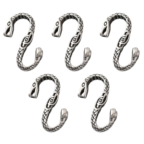 UNICRAFTALE 5 Stück 304 Edelstahl S Hakenverschluss Schnurende Tibetischer Stil Verschluss Antiksilber Schmuckverschluss Armbänder Haken Für Lederband Armbänder Schmuckherstellung UNICRAFTALE 5 Stück 304 Edelstahl S Hakenverschluss Schnurende Tibetischer Stil Verschluss Antiksilber Schmuckverschluss Armbänder Haken Für Lederband Armbänder Schmuckherstellung von UNICRAFTALE