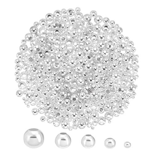 UNICRAFTALE 500 Stück 5 Größen Silberperlen Runde Abstandsperlen Silber Abstandsperlen Metall Abstandsperlen Kleine Lose Perlen Für DIY Armband Halskette Schmuckherstellung Bulk Handmade Supply UNICRAFTALE 500 Stück 5 Größen Silberperlen Runde Abstandsperlen Silber Abstandsperlen Metall Abstandsperlen Kleine Lose Perlen Für DIY Armband Halskette Schmuckherstellung Bulk Handmade Supply von UNICRAFTALE
