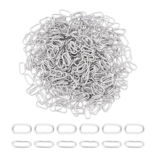 UNICRAFTALE 500 Stück Ovale Verbindungsringe Edelstahl Verbindungsstücke Ovaler Biegering Schmuck Schlüsselanhänger Metallschmuckglieder Für Frauen Schmuckherstellungszubehör 10x5x1mm UNICRAFTALE 500 Stück Ovale Verbindungsringe Edelstahl Verbindungsstücke Ovaler Biegering Schmuck Schlüsselanhänger Metallschmuckglieder Für Frauen Schmuckherstellungszubehör 10x5x1mm von UNICRAFTALE
