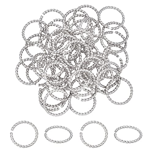 UNICRAFTALE 50St 12mm Twist Runde Jumps Rings Offene Verbindungsringe Edelstahl Metall Sprungringe DIY Biegeringe Schmuckverbinder Für DIY Armband Halskette Ohrring Schmuckherstellung UNICRAFTALE 50St 12mm Twist Runde Jumps Rings Offene Verbindungsringe Edelstahl Metall Sprungringe DIY Biegeringe Schmuckverbinder Für DIY Armband Halskette Ohrring Schmuckherstellung von UNICRAFTALE