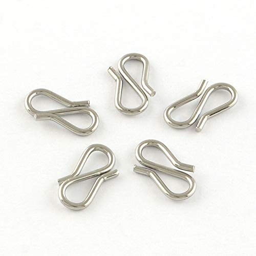 UNICRAFTALE 50St 304 Edelstahl Hakenverschlüsse Goldene S-Haken Armband Verschluss Metall Flügelhaken S-Haken Kettenverschluss Schmuck Herstellen Zubehör Für DIY Schmuckherstellung 12x6x1 mm UNICRAFTALE 50St 304 Edelstahl Hakenverschlüsse Goldene S-Haken Armband Verschluss Metall Flügelhaken S-Haken Kettenverschluss Schmuck Herstellen Zubehör Für DIY Schmuckherstellung 12x6x1 mm von UNICRAFTALE