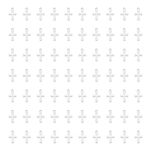 UNICRAFTALE 100Stk 304 Edelstahl Anhänger Kreuz Charms Silbertöne Kleine Loch Kreuz Ohrring Anhänger Für Frauen Halsketten Schmuckherstellung 12x7x1mm, Loch 1 mm UNICRAFTALE 100Stk 304 Edelstahl Anhänger Kreuz Charms Silbertöne Kleine Loch Kreuz Ohrring Anhänger Für Frauen Halsketten Schmuckherstellung 12x7x1mm, Loch 1 mm von UNICRAFTALE