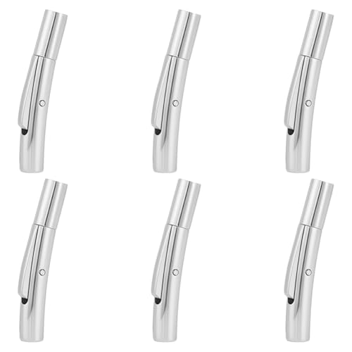 UNICRAFTALE 6 Sets Säule Bajonettverschlüsse Edelstahl Schmuck Verschlüsse Leder Kabel Endverbinder Für Armbänder Halsketten Schnalle Schmuckherstellung, Edelstahl Farbe von UNICRAFTALE