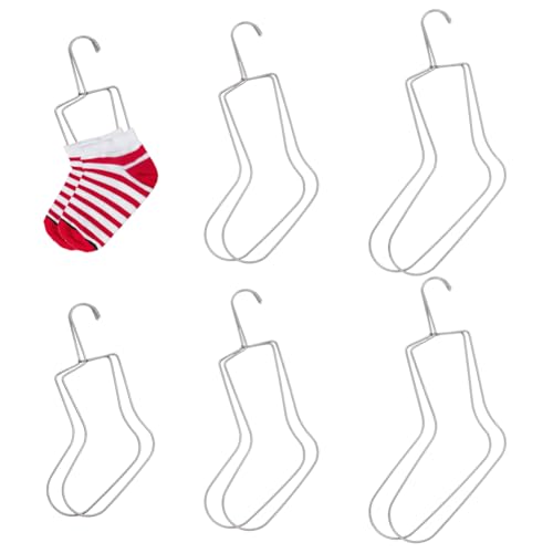 UNICRAFTALE 6 Stück 3 Größen Sockenblocker Edelstahl Socken Trockenbügel Strick Sockenformer Metall Zum Schnellen Trocknen Und Präsentieren von Handgestrickten Und Gehäkelten Socken von UNICRAFTALE