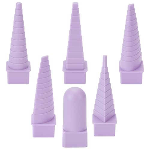 UNICRAFTALE 6 Stück 6 Stile Drahtwickeldorn, Kunststoff, Schmuckform, Dorn-Set, mittelgroße Orchidee, Schmuckherstellung, Biegewerkzeuge für Schmuck, Drahtwickeln und Biegeringe von UNICRAFTALE