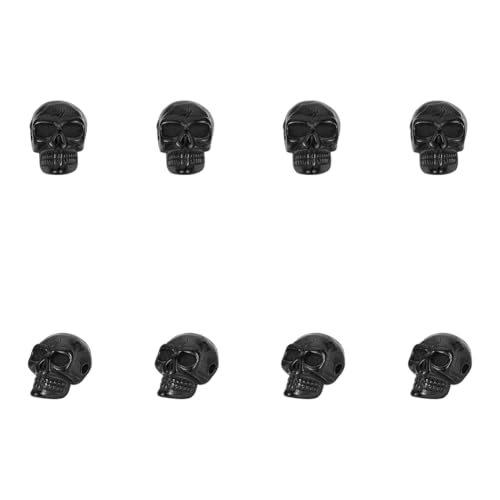 UNICRAFTALE 8 Stück Totenkopf Perlen, Edelstahl, Schwarz, 14mm, Metallperlen für Halloween Dekoration und Schmuckherstellung UNICRAFTALE 8 Stück Totenkopf Perlen, Edelstahl, Schwarz, 14mm, Metallperlen für Halloween Dekoration und Schmuckherstellung von UNICRAFTALE