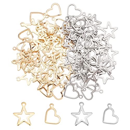 UNICRAFTALE Herz Anhänger Stern Charms 304 Edelstahl Hohl Weihnachten Stern Anhänger Herz Charms Metall Schmuckanhänger Stern Ohrringe Anhänger Halskette Charms Anhänger Für Die Schmuckherstellung UNICRAFTALE Herz Anhänger Stern Charms 304 Edelstahl Hohl Weihnachten Stern Anhänger Herz Charms Metall Schmuckanhänger Stern Ohrringe Anhänger Halskette Charms Anhänger Für Die Schmuckherstellung von UNICRAFTALE