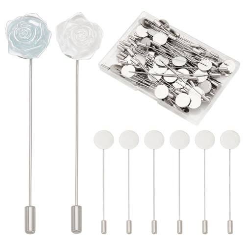 UNICRAFTALE 80 Stück Broschenzubehör Aus Edelstahl 77 mm Lang Flaches Rundes Metalltablett Anstecknadel Sicherheitsnadeln Stecknadeln Broschennadel Nadel Anzug Krawatte Hutnadel Schal Abzeichen Für UNICRAFTALE 80 Stück Broschenzubehör Aus Edelstahl 77 mm Lang Flaches Rundes Metalltablett Anstecknadel Sicherheitsnadeln Stecknadeln Broschennadel Nadel Anzug Krawatte Hutnadel Schal Abzeichen Für von UNICRAFTALE