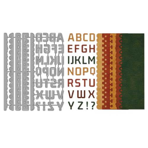 UNICRAFTALE Alphabet Stanzformen Rahmen Aus Karbonstahl Buchstaben A–Z Stanzungen Für Die Kartenherstellung Metallschnitte Schablonen Für Scrapbooking Kunst DIY Papierbasteln Prägen Albumdekoration UNICRAFTALE Alphabet Stanzformen Rahmen Aus Karbonstahl Buchstaben A–Z Stanzungen Für Die Kartenherstellung Metallschnitte Schablonen Für Scrapbooking Kunst DIY Papierbasteln Prägen Albumdekoration von UNICRAFTALE