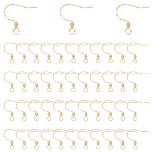 UNICRAFTALE Ca. 100 Stück 18K Vergoldete Ohrringhaken Edelstahl Französische Haken Mit Horizontaler Schlaufe Metall Ohrhaken Tropfenohrring Beschlag Für Die Schmuckherstellung DIY Ohrring Beschlag UNICRAFTALE Ca. 100 Stück 18K Vergoldete Ohrringhaken Edelstahl Französische Haken Mit Horizontaler Schlaufe Metall Ohrhaken Tropfenohrring Beschlag Für Die Schmuckherstellung DIY Ohrring Beschlag von UNICRAFTALE