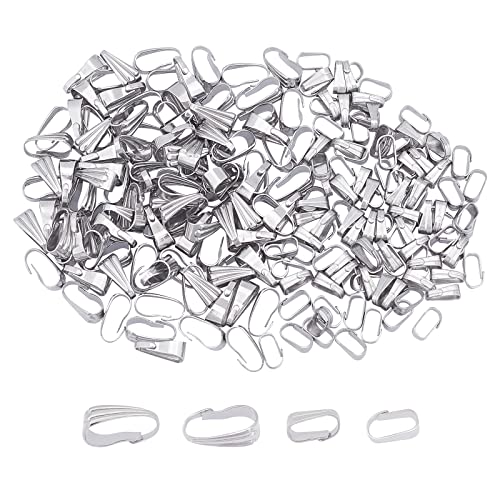 UNICRAFTALE Ca. 200 Stück 2 Größen Snap On Bails 304 Edelstahl Anhänger Bails Ice Pick Pinch Bails Verschluss Für Anhänger Halskette Schmuckherstellung UNICRAFTALE Ca. 200 Stück 2 Größen Snap On Bails 304 Edelstahl Anhänger Bails Ice Pick Pinch Bails Verschluss Für Anhänger Halskette Schmuckherstellung von UNICRAFTALE