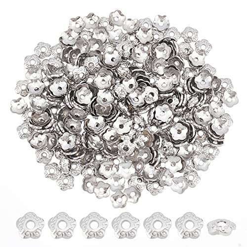 UNICRAFTALE Ca. 300 Stück 5 Blütenblatt Perlenkappen 304 Edelstahl Perlenkappen Abstandshalter 4 mm Durchmesser Abstandshalter Endkappen Für DIY Halsketten Armbänder Schmuckherstellung Und Basteln UNICRAFTALE Ca. 300 Stück 5 Blütenblatt Perlenkappen 304 Edelstahl Perlenkappen Abstandshalter 4 mm Durchmesser Abstandshalter Endkappen Für DIY Halsketten Armbänder Schmuckherstellung Und Basteln von UNICRAFTALE