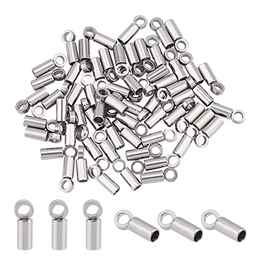 UNICRAFTALE Ca. 60 Stück Endkappen Schmuck Edelstahl Endkappen 1 mm Innendurchmesser Endkappen Terminatoren Kabelfindung Für Leder Endkappen Schmuckherstellung, Edelstahl Farbe UNICRAFTALE Ca. 60 Stück Endkappen Schmuck Edelstahl Endkappen 1 mm Innendurchmesser Endkappen Terminatoren Kabelfindung Für Leder Endkappen Schmuckherstellung, Edelstahl Farbe von UNICRAFTALE