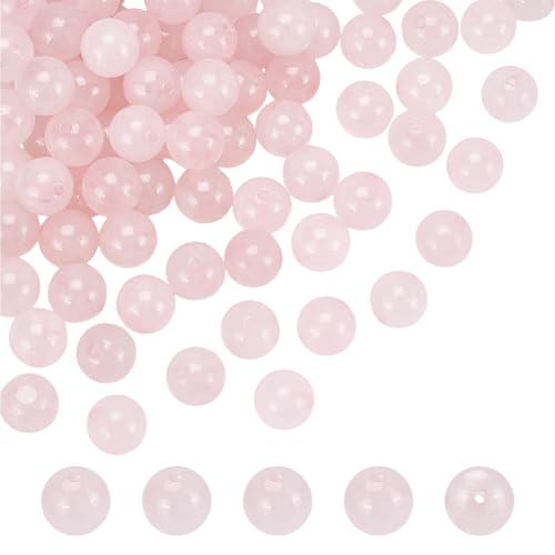 UNICRAFTALE Ca. 95 Stück 8mm Natürliche Rosenquarzperlen Rosa Kristallperlen Runde Lose Edelsteinperle Ungefärbte Natursteinperle Für DIY Ohrringarmbänder Halsketten Schmuckherstellung Loch 1mm UNICRAFTALE Ca. 95 Stück 8mm Natürliche Rosenquarzperlen Rosa Kristallperlen Runde Lose Edelsteinperle Ungefärbte Natursteinperle Für DIY Ohrringarmbänder Halsketten Schmuckherstellung Loch 1mm von UNICRAFTALE