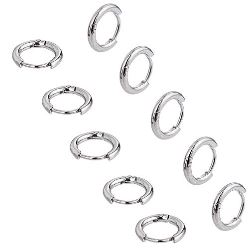UNICRAFTALE Handpolierte Creolen 10 Paar 12 mm Edelstahl Hypoallergene Creolen 0.7 mm Pin Edelstahl Farbe Earwires Komponenten Für DIY Ohrringe Schmuckherstellung UNICRAFTALE Handpolierte Creolen 10 Paar 12 mm Edelstahl Hypoallergene Creolen 0.7 mm Pin Edelstahl Farbe Earwires Komponenten Für DIY Ohrringe Schmuckherstellung von UNICRAFTALE