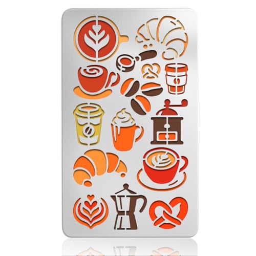 UNICRAFTALE Holzbrennende Metallschablonen Kaffee und Brot Schablonen Wiederverwendbare Vorlagen für DIY Scrapbooking Fotoalbum Dekorative Prägung DIY Papier Karte UNICRAFTALE Holzbrennende Metallschablonen Kaffee und Brot Schablonen Wiederverwendbare Vorlagen für DIY Scrapbooking Fotoalbum Dekorative Prägung DIY Papier Karte von UNICRAFTALE