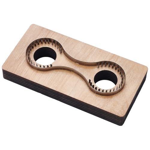 UNICRAFTALE Leder Stanzform Leder Schlüsselanhänger Stanzformen Holz Stanzform Für Geldbörse Glatte Holzbasis Scharfe Stahlklingen Stanzwerkzeug Für DIY Lederhandwerk von UNICRAFTALE