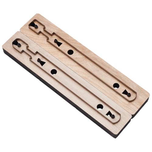 UNICRAFTALE Leder-Stanzschablonen-Set mit 2 Stilen, Geldbörsenstanzformen, Schlüsselanhänger, Holzstanzformen, Stanzformen, Stahlstanzwerkzeug für Bastelarbeiten, 2 Stück von UNICRAFTALE