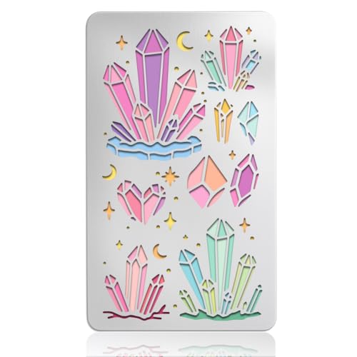 UNICRAFTALE Metall-Kristall-Schablonen zum Basteln, Holzbrennen, Edelsteine, Sterne, Schablone, Edelstahl, wiederverwendbar, Diamantschablone, Edelstein, Zeichnungsvorlage für DIY, Scrapbooking UNICRAFTALE Metall-Kristall-Schablonen zum Basteln, Holzbrennen, Edelsteine, Sterne, Schablone, Edelstahl, wiederverwendbar, Diamantschablone, Edelstein, Zeichnungsvorlage für DIY, Scrapbooking von UNICRAFTALE