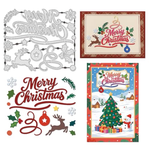 UNICRAFTALE Metall Stanzformen Weihnachts Gteeting Gestanzte Prägeschablonen Langlebige Stanzform Für Kartenherstellung Papierbasteln Bilderrahmen Dekor DIY Scrapbooking 13x15cm UNICRAFTALE Metall Stanzformen Weihnachts Gteeting Gestanzte Prägeschablonen Langlebige Stanzform Für Kartenherstellung Papierbasteln Bilderrahmen Dekor DIY Scrapbooking 13x15cm von UNICRAFTALE