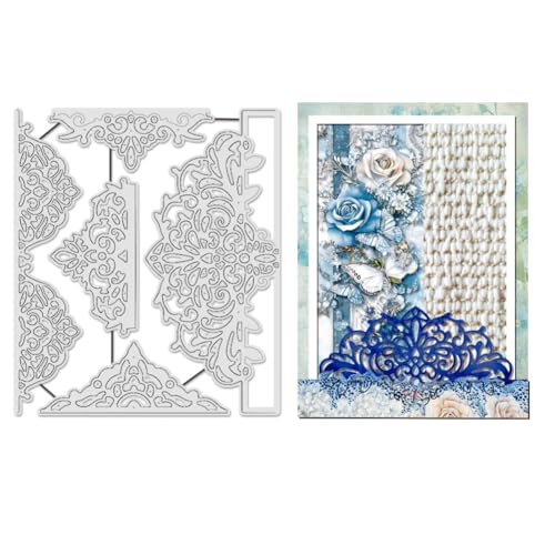 UNICRAFTALE Metall-Stanzformen für Kartenherstellung, Hochzeit, Grußkarten, Rahmen, Bordüre, Stanzformen, Prägeschablonen, Schablonen, Papier für Scrapbooking, Album, Papier, Kartendekoration, 5 Stück UNICRAFTALE Metall-Stanzformen für Kartenherstellung, Hochzeit, Grußkarten, Rahmen, Bordüre, Stanzformen, Prägeschablonen, Schablonen, Papier für Scrapbooking, Album, Papier, Kartendekoration, 5 Stück von UNICRAFTALE