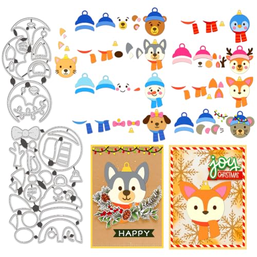 UNICRAFTALE Metall-Stanzformen für Kartenherstellung, Scrapbooking, Spleißen, Tier-Stanzformen, kleine Tier-Prägeschablone für DIY-Fotoalbum, Basteldekoration, 2 Stück UNICRAFTALE Metall-Stanzformen für Kartenherstellung, Scrapbooking, Spleißen, Tier-Stanzformen, kleine Tier-Prägeschablone für DIY-Fotoalbum, Basteldekoration, 2 Stück von UNICRAFTALE