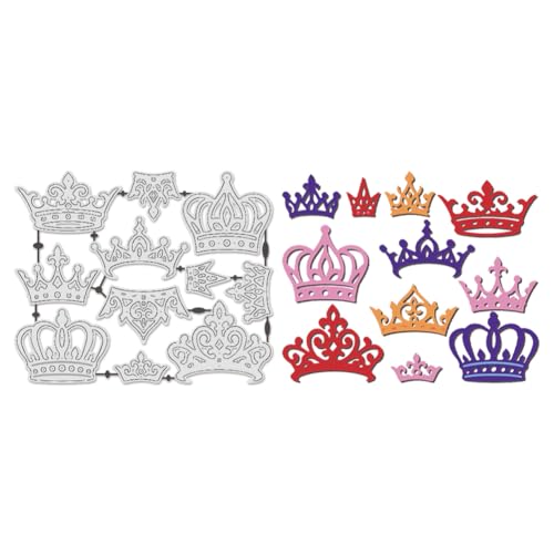 UNICRAFTALE Metall-Stanzformen in Kronenform für Kartenherstellung, Feiern, Stanzformen, Happy Birthday, Prägeschablonen für selbstgemachte Fotoalben, Karten, Basteln, Scrapbooking, Dekoration, 11 UNICRAFTALE Metall-Stanzformen in Kronenform für Kartenherstellung, Feiern, Stanzformen, Happy Birthday, Prägeschablonen für selbstgemachte Fotoalben, Karten, Basteln, Scrapbooking, Dekoration, 11 von UNICRAFTALE