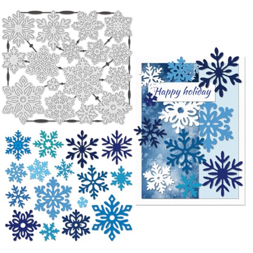 UNICRAFTALE Metall Winter Stanzformen Schneeflocken Stanzformen Prägeschablonen Langlebige Stanzformen Für Kartenherstellung Papierbasteln Bilderrahmen Dekor DIY Scrapbooking 16x14cm UNICRAFTALE Metall Winter Stanzformen Schneeflocken Stanzformen Prägeschablonen Langlebige Stanzformen Für Kartenherstellung Papierbasteln Bilderrahmen Dekor DIY Scrapbooking 16x14cm von UNICRAFTALE