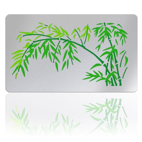UNICRAFTALE Metallschablone Bambusblatt Schablone Edelstahl Malschablonen Pflanzenschablonen Vorlagen Für Journaling Vorlage Für Holzschnitzerei Zeichnung Gravur Scrapbooking UNICRAFTALE Metallschablone Bambusblatt Schablone Edelstahl Malschablonen Pflanzenschablonen Vorlagen Für Journaling Vorlage Für Holzschnitzerei Zeichnung Gravur Scrapbooking von UNICRAFTALE