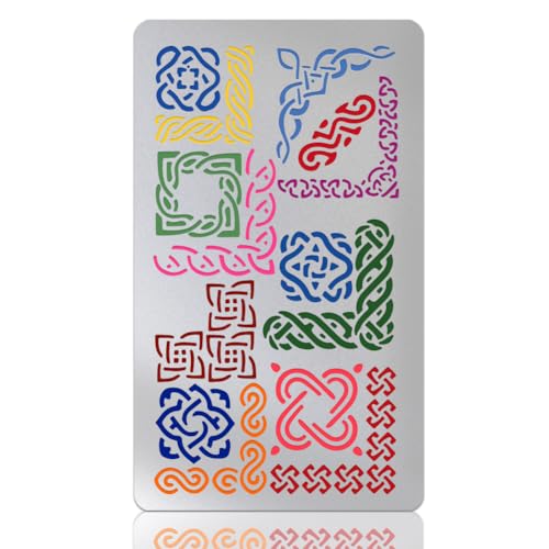 UNICRAFTALE Metallschablone Runen Schablonen Malschablonen Runenecken Vorlage Randmuster Retro Stanzschablonen Schablonen Für DIY Scrapbooking Wandzeichnung Kartengestaltung Muster Dekorativ UNICRAFTALE Metallschablone Runen Schablonen Malschablonen Runenecken Vorlage Randmuster Retro Stanzschablonen Schablonen Für DIY Scrapbooking Wandzeichnung Kartengestaltung Muster Dekorativ von UNICRAFTALE
