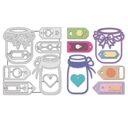 UNICRAFTALE Stanzformen Zum Gestalten von Karten Anhängern Und Wunschflaschen Stanzformen Metall Für Scrapbooking Stanzformen Karbonstahl Schablone Zum Selbermachen Prägen Papier Alben Basteln Dekor UNICRAFTALE Stanzformen Zum Gestalten von Karten Anhängern Und Wunschflaschen Stanzformen Metall Für Scrapbooking Stanzformen Karbonstahl Schablone Zum Selbermachen Prägen Papier Alben Basteln Dekor von UNICRAFTALE