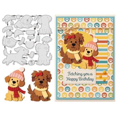 UNICRAFTALE Stanzformen für Kartenherstellung, Tier-Motiv, Metall, Haustier-Stanzform für Notizbuch, Scrapbooking, Geburtstag, Schablone, DIY, Prägepapier, Album, Basteldekoration UNICRAFTALE Stanzformen für Kartenherstellung, Tier-Motiv, Metall, Haustier-Stanzform für Notizbuch, Scrapbooking, Geburtstag, Schablone, DIY, Prägepapier, Album, Basteldekoration von UNICRAFTALE