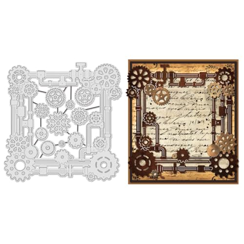 UNICRAFTALE Steampunk-Stanzformen für Kartenherstellung, Metallrahmen, Eckprägeschablonen, Schablonen für Scrapbooking, Handarbeit, Scrapbooking, Fotoalbum, Dekoration, 10 Stück UNICRAFTALE Steampunk-Stanzformen für Kartenherstellung, Metallrahmen, Eckprägeschablonen, Schablonen für Scrapbooking, Handarbeit, Scrapbooking, Fotoalbum, Dekoration, 10 Stück von UNICRAFTALE