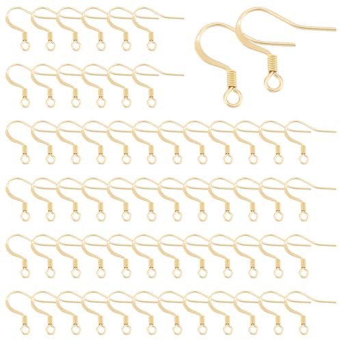 UNICRAFTALE Über 100 Stk 304 Edelstahl Ohrringe Haken Gold Ohrhaken Metall DIY Ohrringe Haken Ohrringe Selber Machen Set Für Weihnachtstag Ohrringe Schmuckherstellung von UNICRAFTALE