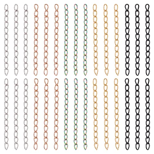 UNICRAFTALE Über 100 Stück 5 Farben 304 Edelstahl Panzerketten Verlängerungs Endketten Metall Endteile Endet Mit Kettenverlängerung 25 mm Lang Für Armband Halsketten Schmuckherstellung UNICRAFTALE Über 100 Stück 5 Farben 304 Edelstahl Panzerketten Verlängerungs Endketten Metall Endteile Endet Mit Kettenverlängerung 25 mm Lang Für Armband Halsketten Schmuckherstellung von UNICRAFTALE