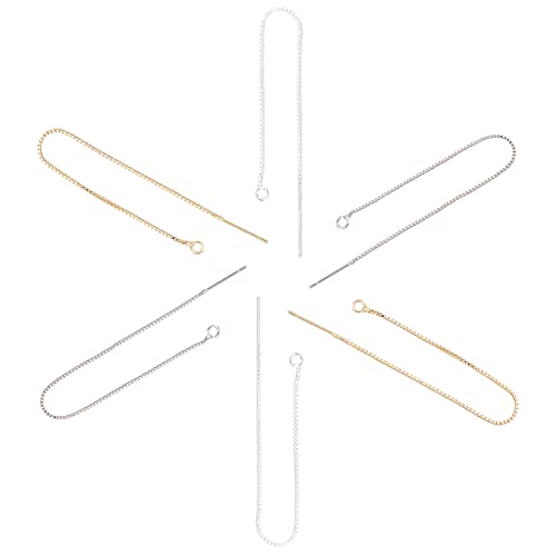 UNICRAFTALE Über 12pcs 100mm 3 Farben Ohrfäden Messing Ohrringe Faden Baumelnd Gewinde Lange Kette Ohrring Einfädler Für Frauen Schmuckherstellung UNICRAFTALE Über 12pcs 100mm 3 Farben Ohrfäden Messing Ohrringe Faden Baumelnd Gewinde Lange Kette Ohrring Einfädler Für Frauen Schmuckherstellung von UNICRAFTALE