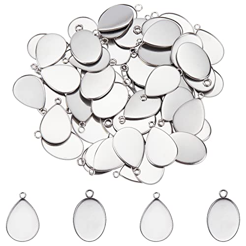 UNICRAFTALE Über 60 Stück 2 Formen Anhänger Tabletts Teardrop Und Ovale Formen Blank Lünette Tabletts Basis Anhänger 304 Edelstahl Anhänger Cabochons Einstellungen Für DIY Ohrringe Halskette Schmuck UNICRAFTALE Über 60 Stück 2 Formen Anhänger Tabletts Teardrop Und Ovale Formen Blank Lünette Tabletts Basis Anhänger 304 Edelstahl Anhänger Cabochons Einstellungen Für DIY Ohrringe Halskette Schmuck von UNICRAFTALE