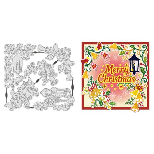 UNICRAFTALE Wiederverwendbare Stanzformen Aus Metall Karbonstahl Prägeschablonen Weihnachtsglockenrahmen Schablonen Stanzformen Für Kartenherstellung DIY Basteln Scrapbooking Weihnachtsdekoration UNICRAFTALE Wiederverwendbare Stanzformen Aus Metall Karbonstahl Prägeschablonen Weihnachtsglockenrahmen Schablonen Stanzformen Für Kartenherstellung DIY Basteln Scrapbooking Weihnachtsdekoration von UNICRAFTALE