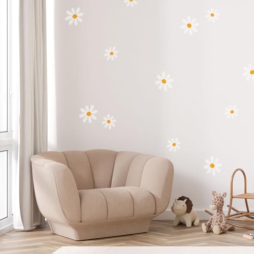 Unik Nordic Wandsticker Daisy Gänseblümchen Motiv A, XL - 75 x 130 cm, Aufkleber für die Wand, Wandtattoo rückstandslos entfernbar, Wanddekoration für Kinderzimmer und Babyzimmer, Wandaufkleber Blumen Unik Nordic Wandsticker Daisy Gänseblümchen Motiv A, XL - 75 x 130 cm, Aufkleber für die Wand, Wandtattoo rückstandslos entfernbar, Wanddekoration für Kinderzimmer und Babyzimmer, Wandaufkleber Blumen von UNIK Nordic