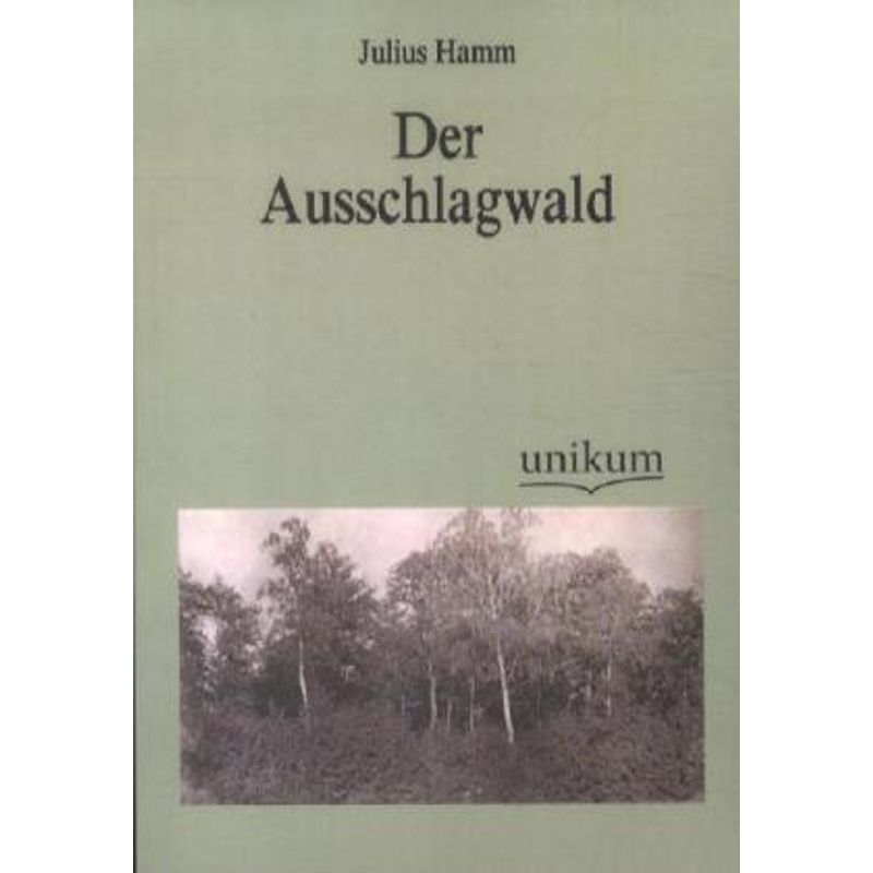 Der Ausschlagwald - Julius Hamm, Kartoniert (TB) von UNIKUM