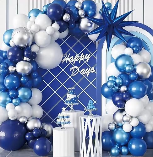 UNIKWISH Ballon-Dekorationsset, 71 Stück, verschiedene Größen (45,7 cm, 25,4 cm, 12,7 cm), für Partys, Hochzeiten, Geburtstage und Events für Abschlussfeier, Hochzeit, Geburtstag, Brautparty von UNIKWISH