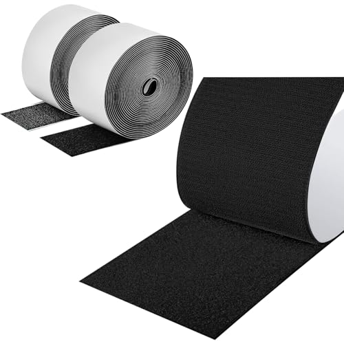 5cm x 6M Klettband Selbstklebend Extra Stark, Klettverschluss Selbstklebend Extra Breit, Doppelseitiges Klettband zum Nähen Klettverschluss Band für Sofa, DIY Handwerk, Startseite und Büro 5cm x 6M Klettband Selbstklebend Extra Stark, Klettverschluss Selbstklebend Extra Breit, Doppelseitiges Klettband zum Nähen Klettverschluss Band für Sofa, DIY Handwerk, Startseite und Büro von UNINGYI