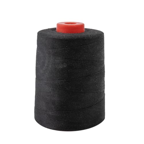 UNINOVA Meta-Aramid-Nähgarn: Hitze- und schwer entflammbar, Meta-Aramid-Faden für Schutzkleidung, Heißgasfiltration und elektrische Isolierung (102 - 300 g Spule, schwarz) von UNINOVA