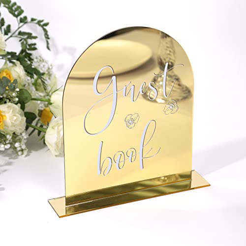 UNIQOOO 10 Stück Acryl-Schilder mit Spiegelbögen, 20,3 x 25,4 cm, goldfarben, mit Haltern, 0,3 cm dick, DIY-Blanko-Bogen-Schild, perfekt für Dekoration, Party, Jahrestag, Veranstaltung, Ständer im UNIQOOO 10 Stück Acryl-Schilder mit Spiegelbögen, 20,3 x 25,4 cm, goldfarben, mit Haltern, 0,3 cm dick, DIY-Blanko-Bogen-Schild, perfekt für Dekoration, Party, Jahrestag, Veranstaltung, Ständer im von UNIQOOO